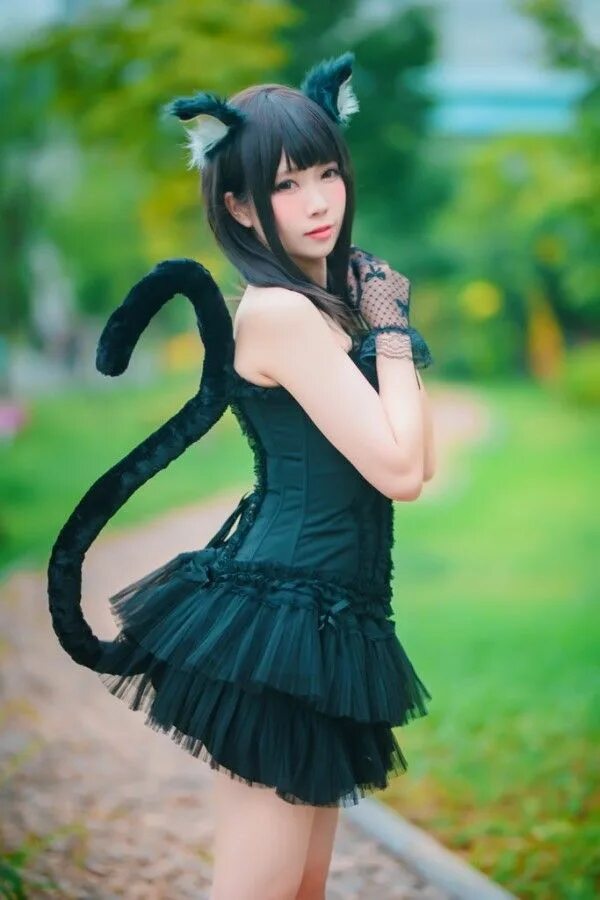 Neko cosplay. Косплей девушки кошки. Неко косплей. Кошка девочка косплей.