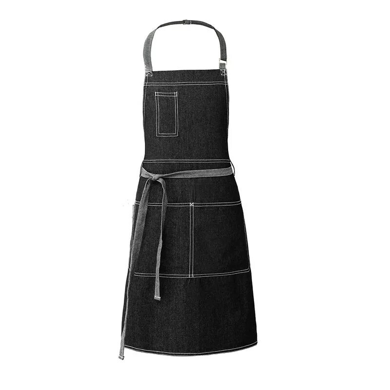 Фартук рыболовный Flagman Apron. Джинсовый фартук. Фартук поварской с грудкой. Фартук с нагрудником. Отрезной фартук