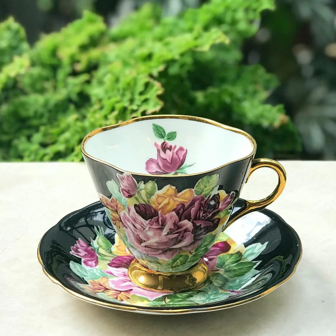 Чашка чая. Винтажная Кружка для чая. Кружка Старая Англия. Tea Cup Gold Retro.