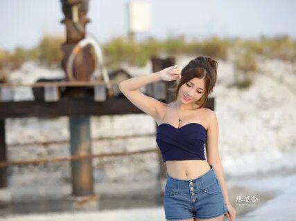 pose, model, shorts, portrait, makeup, figure, hairstyle, brown hair, topic...