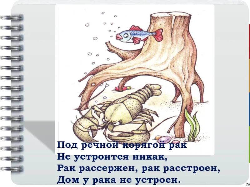 Жил был рак. Под Речной корягой. Стих под корягою. Сидеть под корягой. Рисунок нога под корягой.