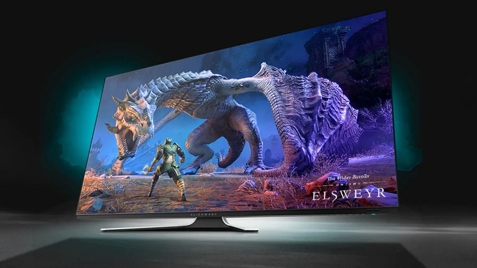 Лучший oled монитор. Alienware aw5520qf. oled 4k 120hz. alienware 55 oled gaming monitor. монитор dell oled.