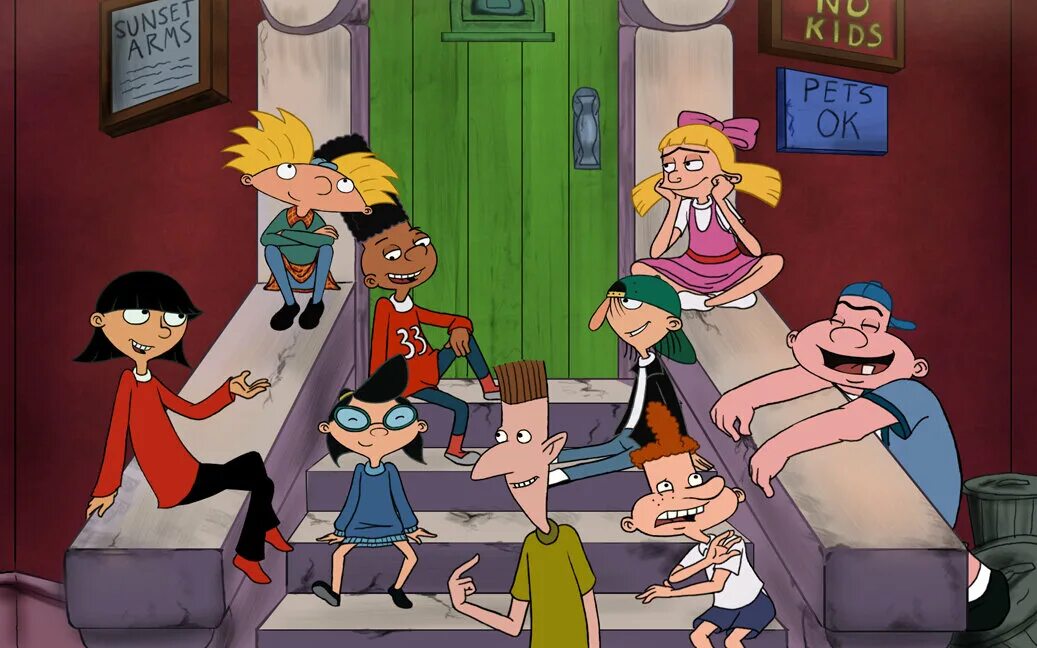 Эй вы четверо. Hey Arnold 1996.