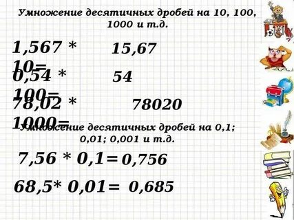 Видеоурок по делению десятичной дроби