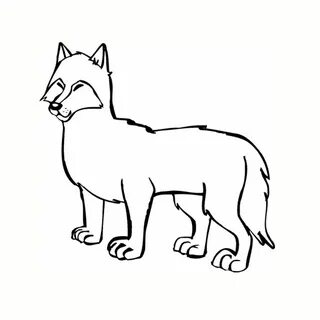 Красный волк из красной книги раскраска