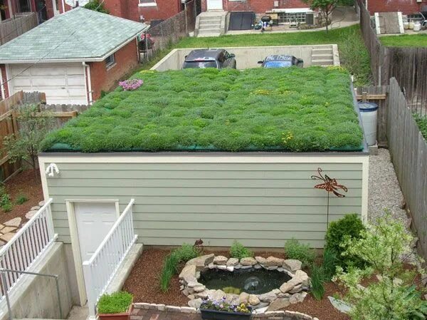 Крыша газон фото Pin by Fiona Mustain on Architecture Green roof building, Earth sheltered homes,