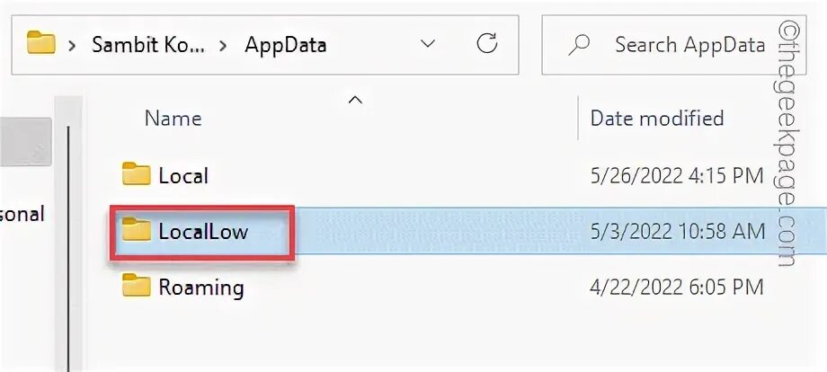 User appdata locallow. Locallow.