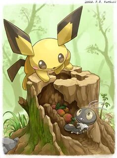 Pichu, Фанарт. фильтр. 