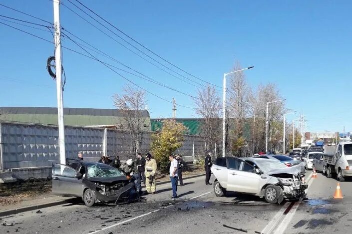 Авария неделю назад. Город Куйтун Иркутской области.