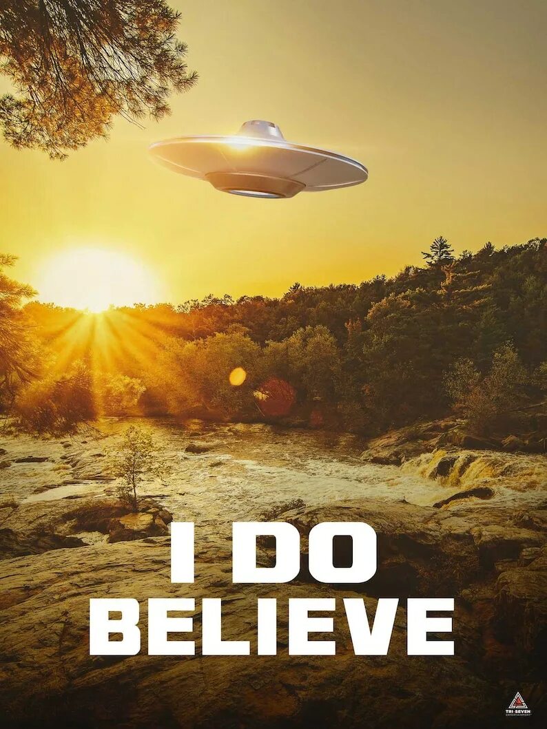 Постер НЛО. Плакат НЛО. UFO плакат. I want to believe плакат.