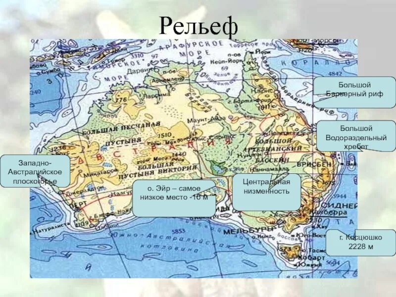 Крупнейшие формы рельефа Австралии на карте. Центральная низменность Австралии. Большой Водораздельный хребет в Австралии на карте. Австралия атлас Центральная низменность. Находиться громадный