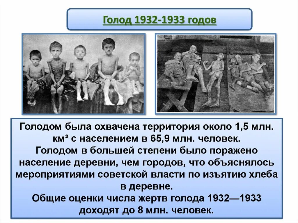 Голодомор Поволжье 1932-1933. Первый год голода