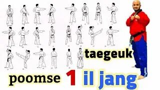 Тхэквондо пумсе 1-8. Пумсе по именам. Pomse 2 Taegeuk yi Jang. Какие стойки в первом пумсе. Таэквондо пумсе видео