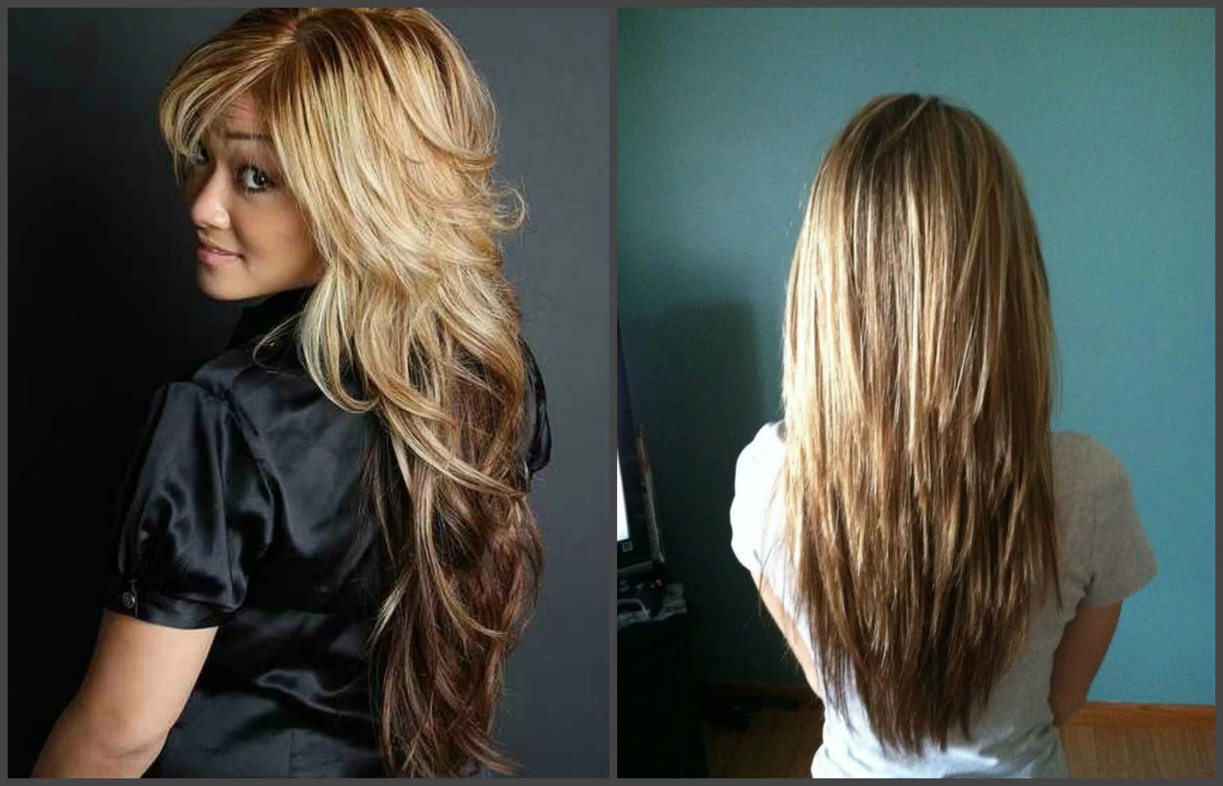 100 модных новинок: Стрижка каскад 2018 года на все типы волос Long hair cuts, H