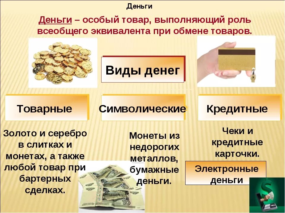 Товарные деньги. Формы товарных денег. Виды денег в экономике. Денежные средства это в экономике.