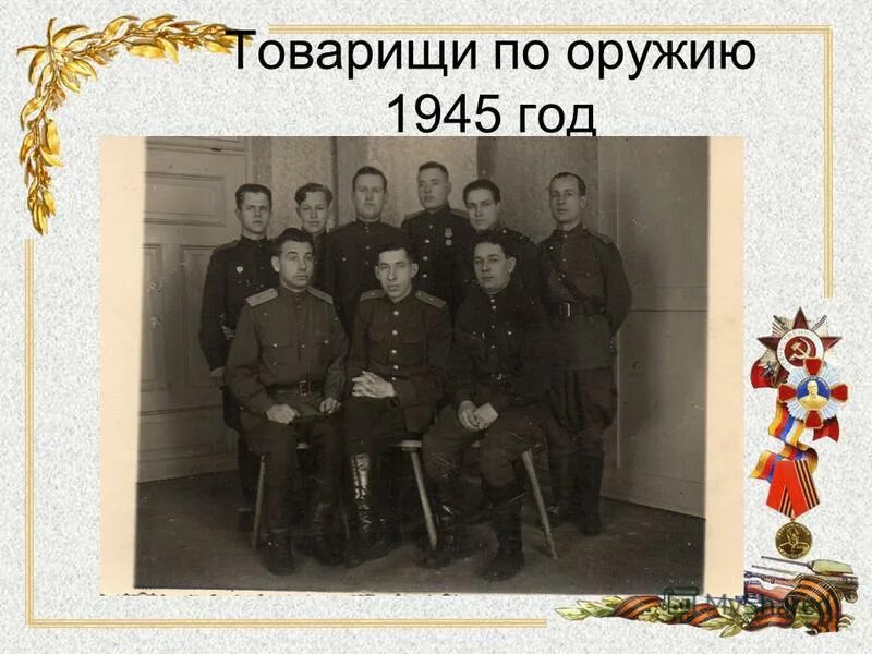 товарищ по оружию