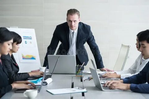 The boss is working