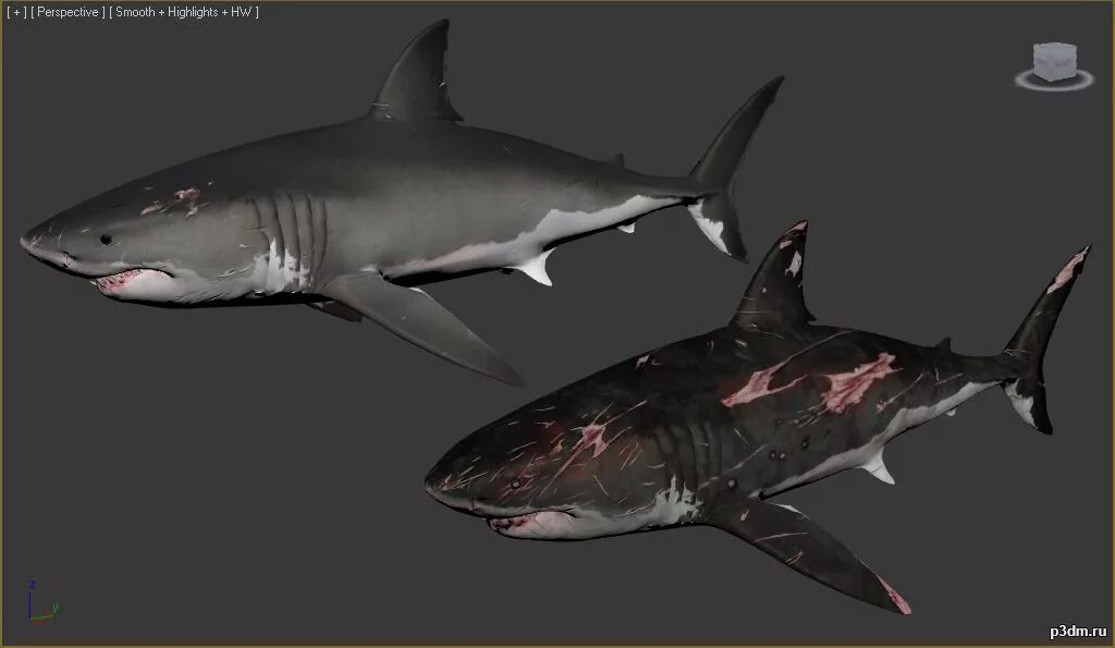 Мод depth. 3d модели для печати акула. depth скины акул. мод на акул.
