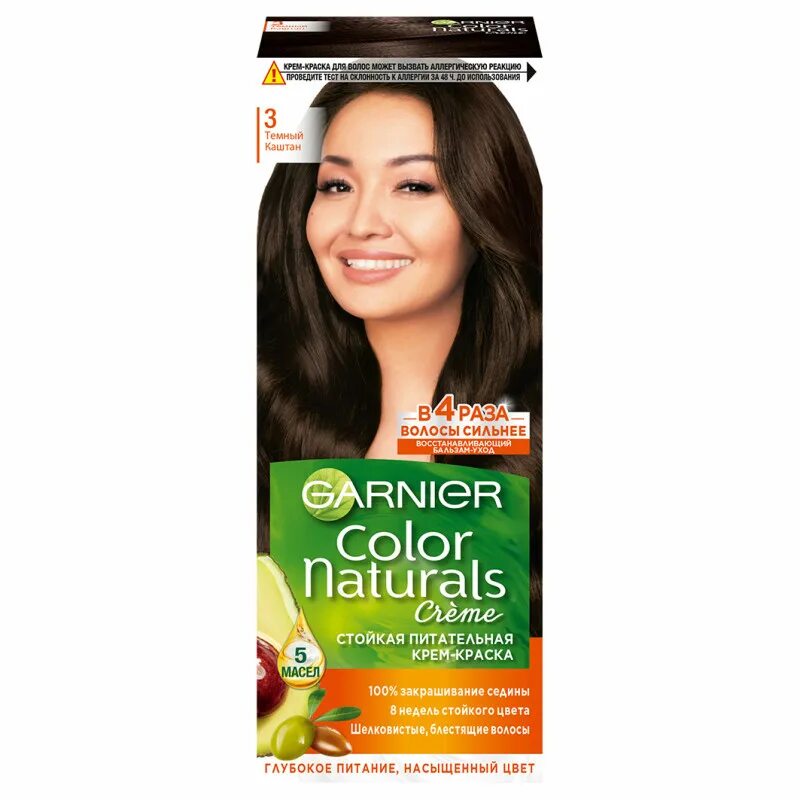 Краска для волос Garnier Color naturals, тон 3 темный каштан, 110 мл. Garnier Color naturals краска для волос, 3 тёмный каштан 110мл. Гарньер колор 5.25 горячий шоколад. Краска гарньер колор 5.25.