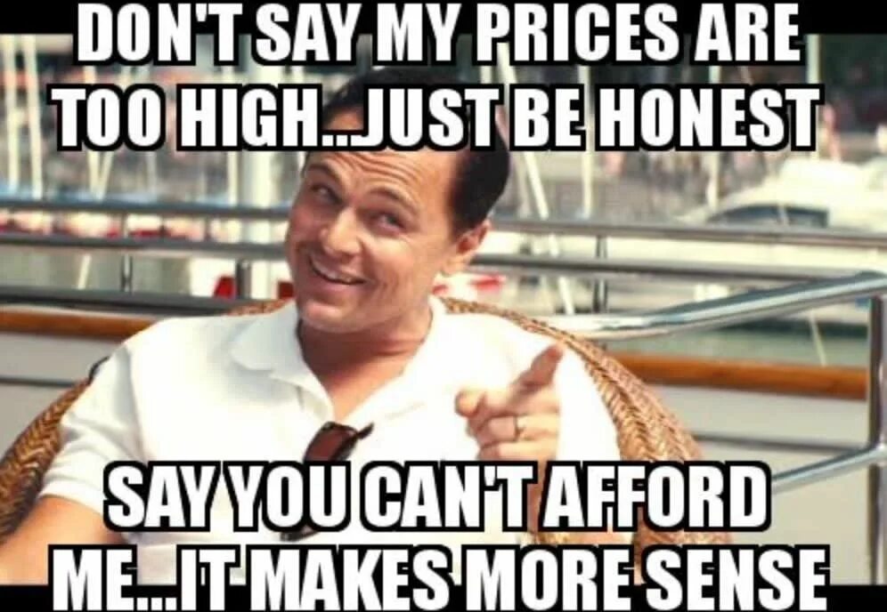 Too high price. Too High. Say the Prices. Hi mem Slack image. Mems with Hi Jinping.