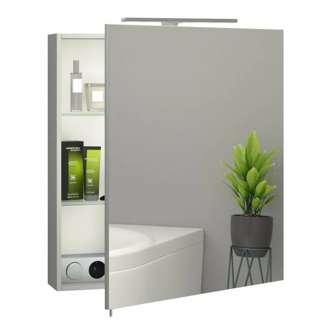 Зеркальный шкафчик в ванную с подсветкой. Зеркало с подсветкой и розеткой. 00. Зеркало с подсветкой в ванную szs 90/115. 4103.