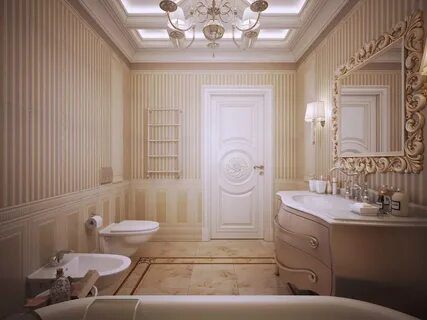 Классический интерьер ванны