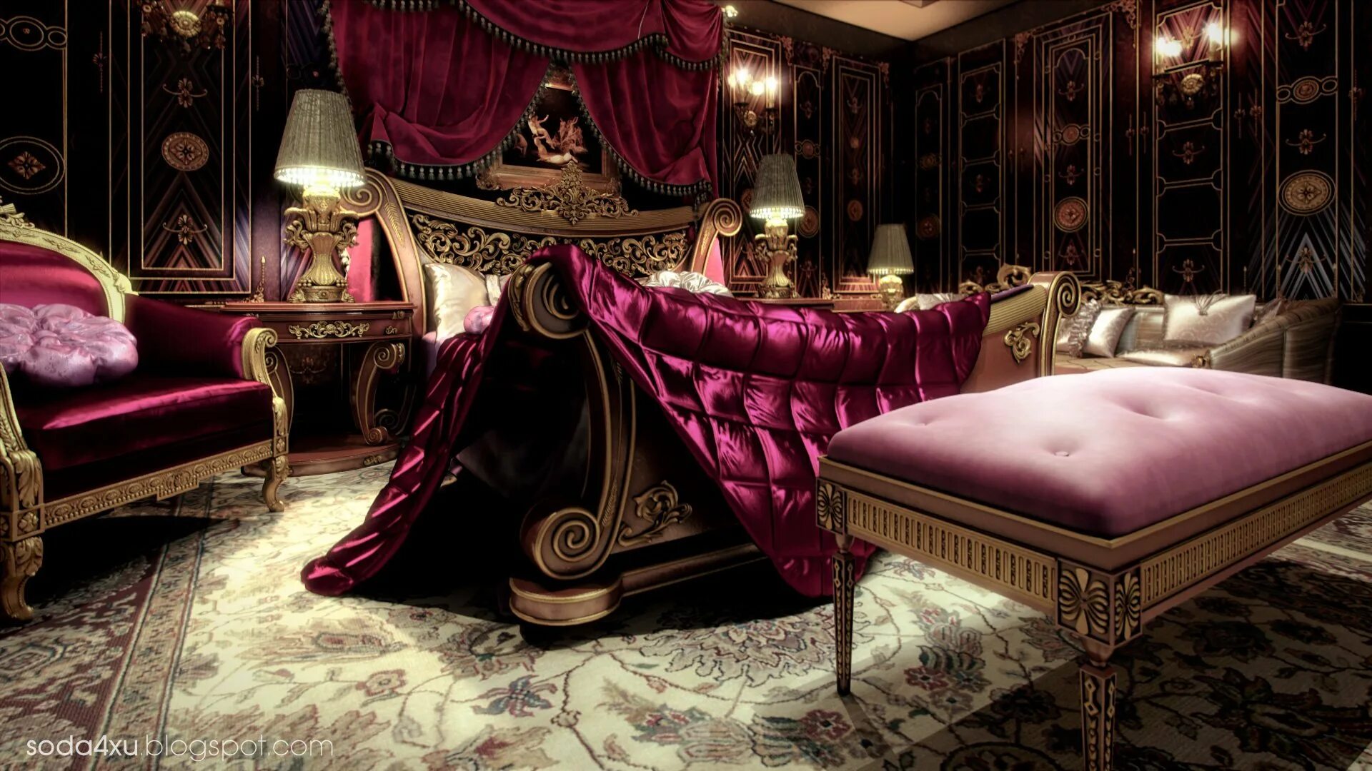 Интерьеры дворца герцогов мальборо. Королевская спальня. Роскошные спальные комнаты. Женские покои. Викторианская спальня 19 век англия.