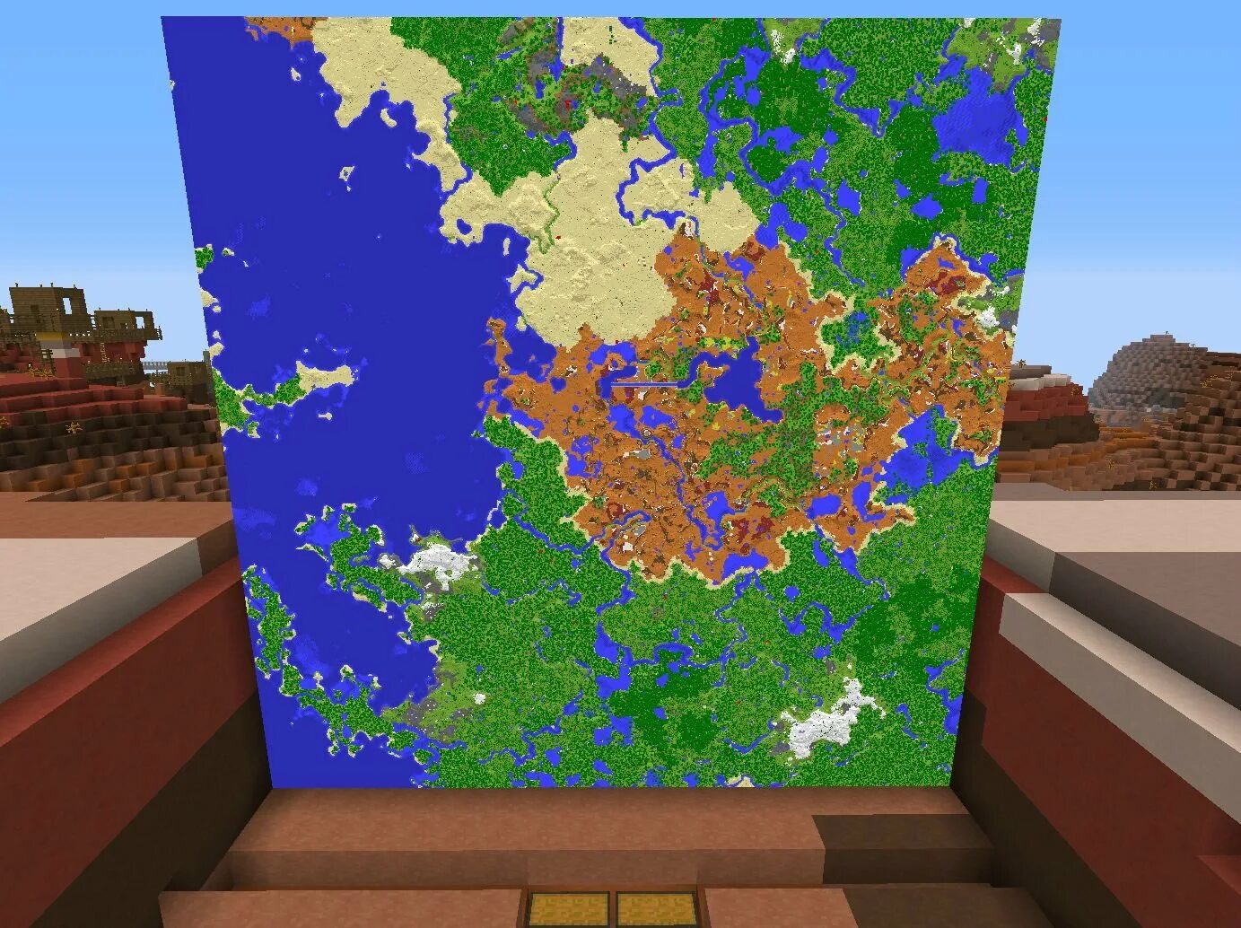 Filled map