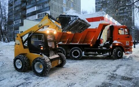 Вывоз снега москва