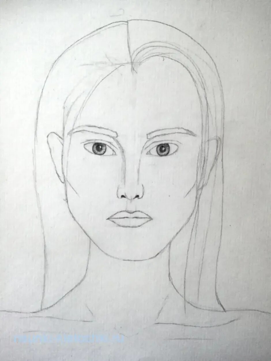 Портрет человека легкий. Лицо рисунок. Портрет человека карандашом легкий. Портрет девочки легко.