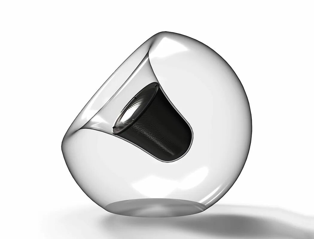 Yanko Design. Glass Sphere Industrial Design. Sound round