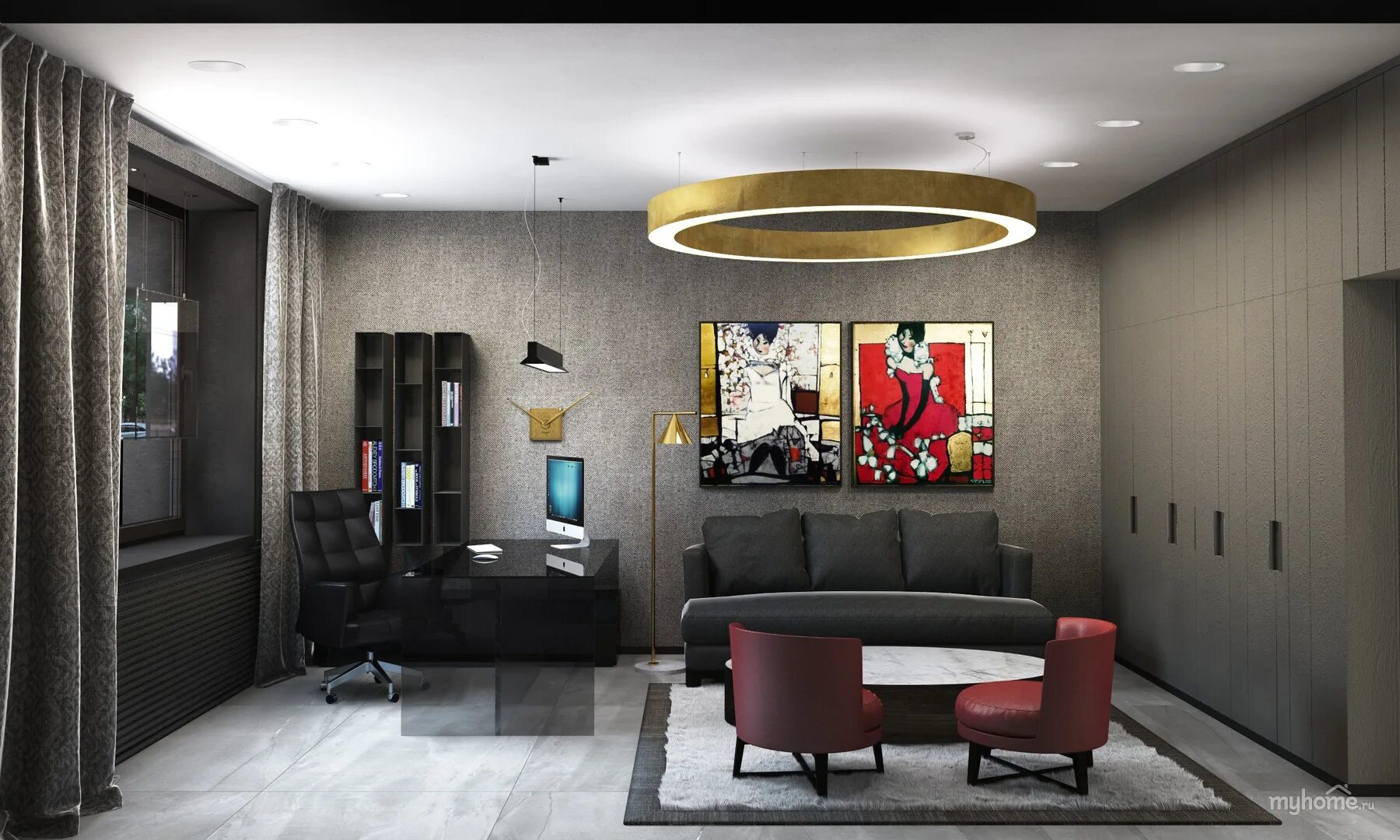 Studio Of Architecture And Design ◾ Makhno Studio Office interior design, Office