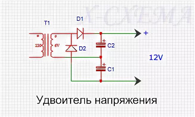 Увеличение переменного напряжения