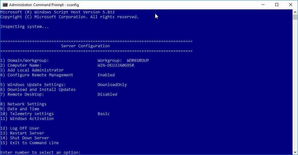 Windows Server Core. Bypass installation Windows 11 Network setting Command. Core configuration