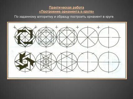 Практическая работа построение узоров
