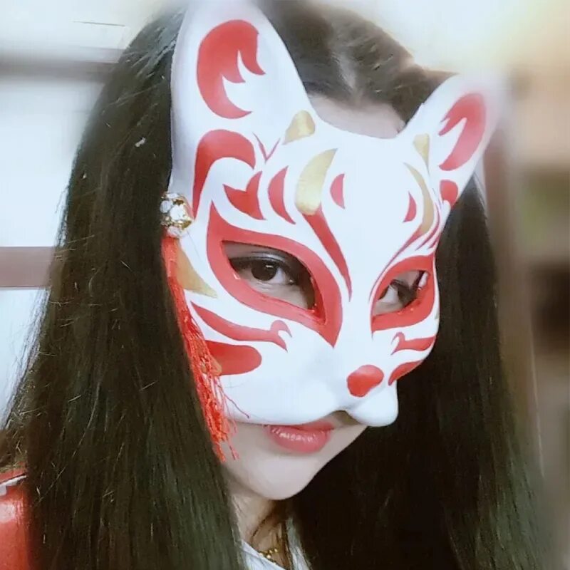 Японская маска кошки. Маски Кабуки Кицунэ. Японская маска Кицунэ. Японская маска лисы Кицунэ. Японская лиса Кицунэ маска.