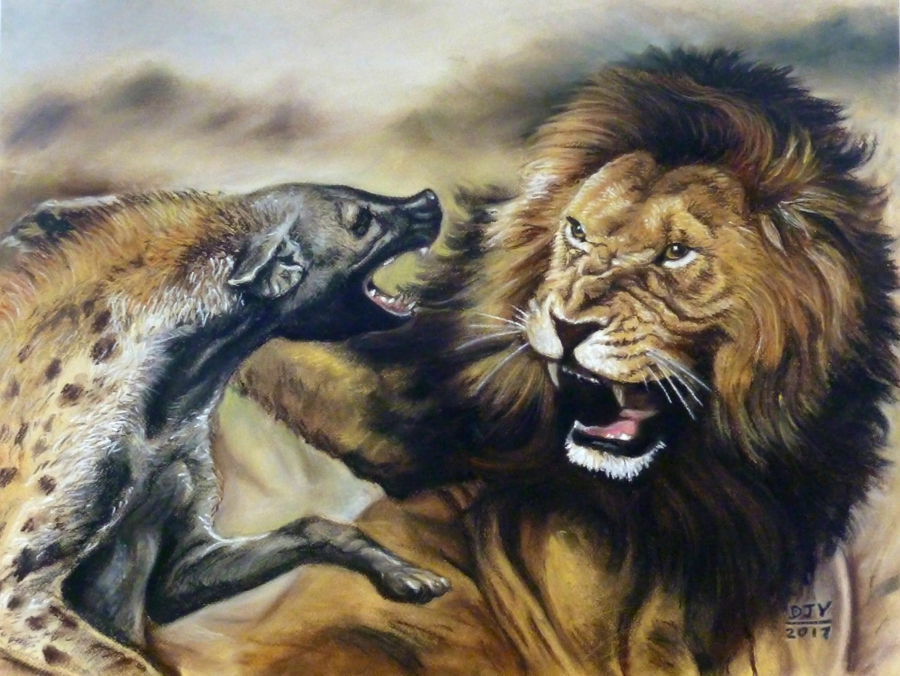 Святой против льва. Львы и гиены Заклятые враги. Один Лев против шакалов. Толпа шакалов против Льва.