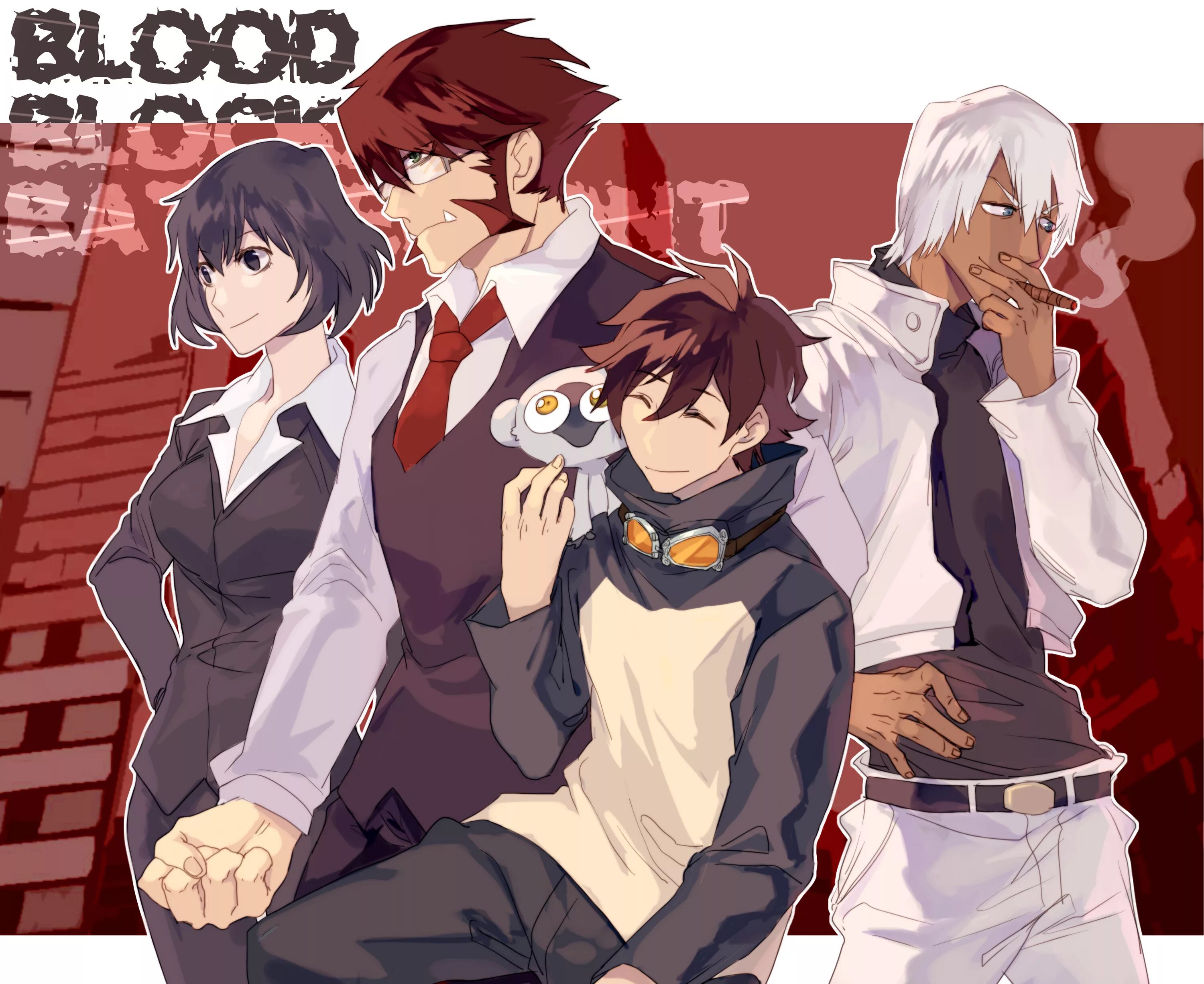 Персонажи кровавой блокады. Фронт кровавой блокады / Kekkai Sensen.