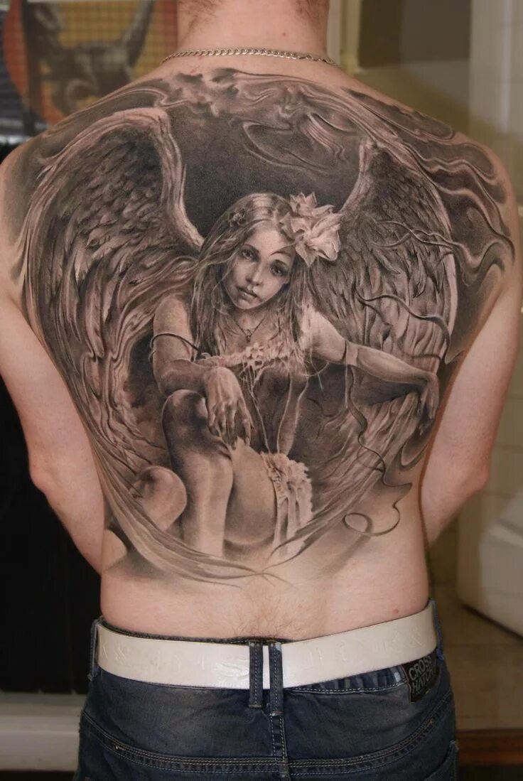 татуировки для девушек ангел. ангел теле. тату ангел хранитель. тату ангела на спине. девушка - ангел.