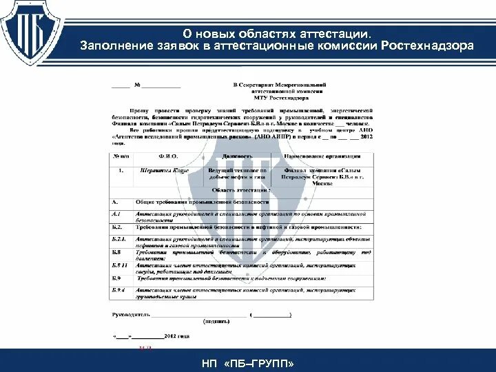 Заявление об аттестации в Ростехнадзоре образец. Ростехнадзор заявление на аттестацию образец. Заявка на аттестацию по промбезопасности в Ростехнадзоре. Аттестация по промбезопасности в Ростехнадзоре.