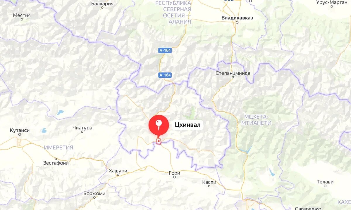 Есть ли южная осетия. Город Квайса Южной Осетии. Южная Осетия на карте. Республика Южная Осетия на карте. Квайса на карте.