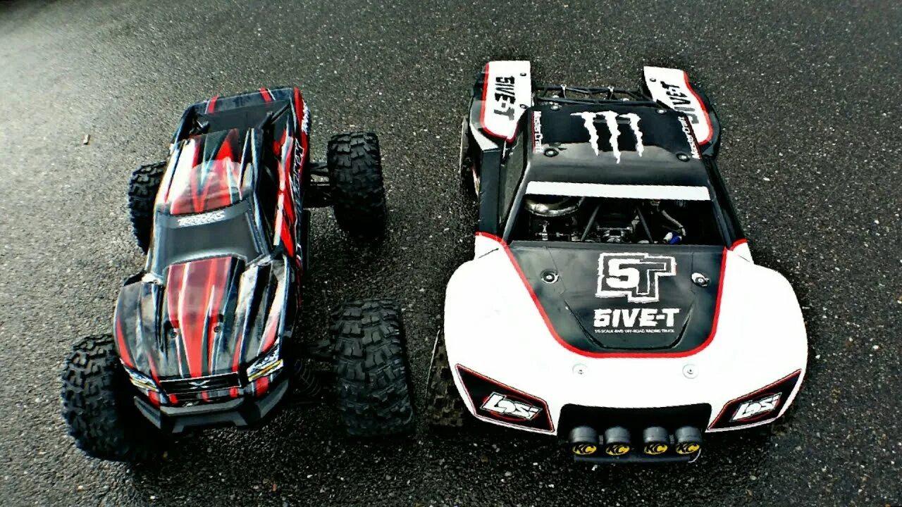 V 4 t 3 t 2. Losi 5ive t. Losi 5ive-t 2.0. Traxxas x Maxx vs Losi 5t. XMAXX vs Losi 5t.