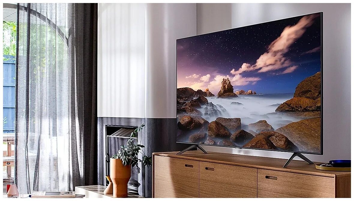 Лучшие телевизоры 85. Телевизоры Samsung qe43q60tau. QLED Samsung qe43q67tau 43.