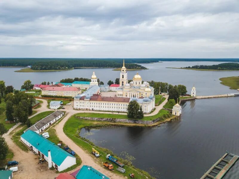Nilo-Stolobene desert - Orthodox monastery, located on the island of Stolobnoe o