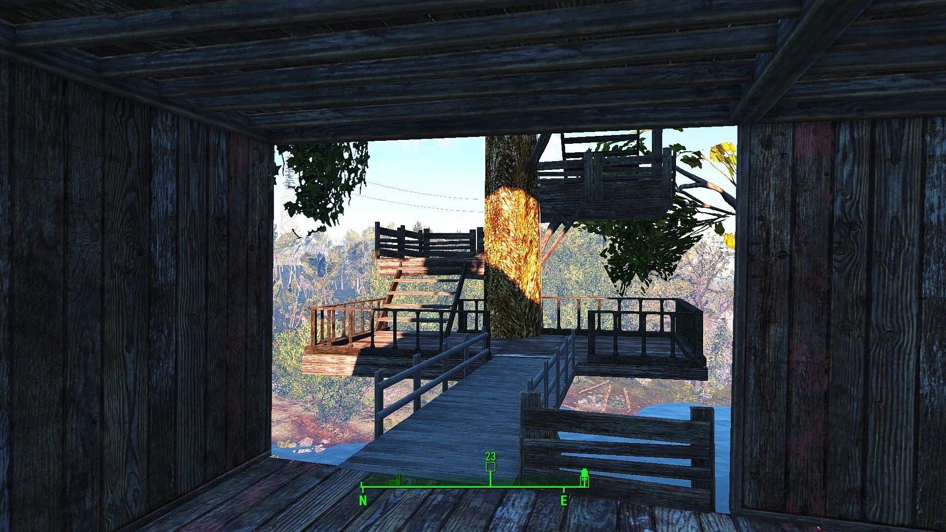 Player housing. Fallout 4 дом на дереве. Fallout 4 мод дом в стиле института. Дом из дерева Fallout. Фоллаут 3 дом на дереве.