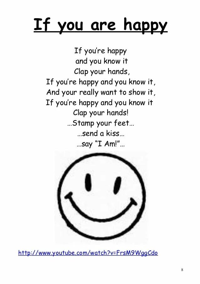 If you Happy and you know it слова. If you Happy Clap your hands текст. If you Happy and you know it Clap your hands текст песни. Слова песенки if you are Happy. If you are happy clap