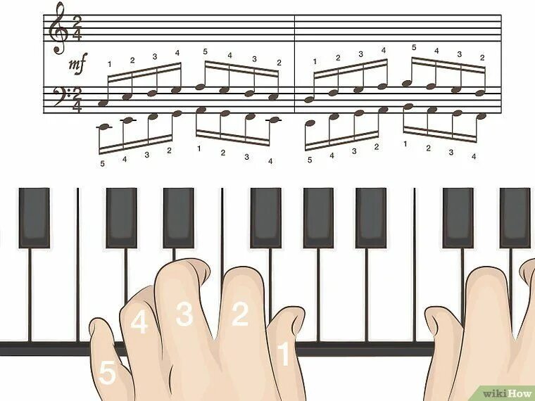 Аппликатура пальцев на пианино. Расположение пальцев на фортепиано. Расстановка пальцев при игре на пианино. Расположение пальцев на пианино. Игра музыки руками