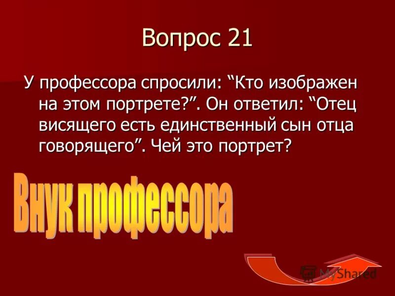 кто кого бьёт. задача про профессора сына отца. сын профессора подрались отца профессора и отец сына. загадка сын отца профессора. отец висящего есть единственный сын отца говорящего.