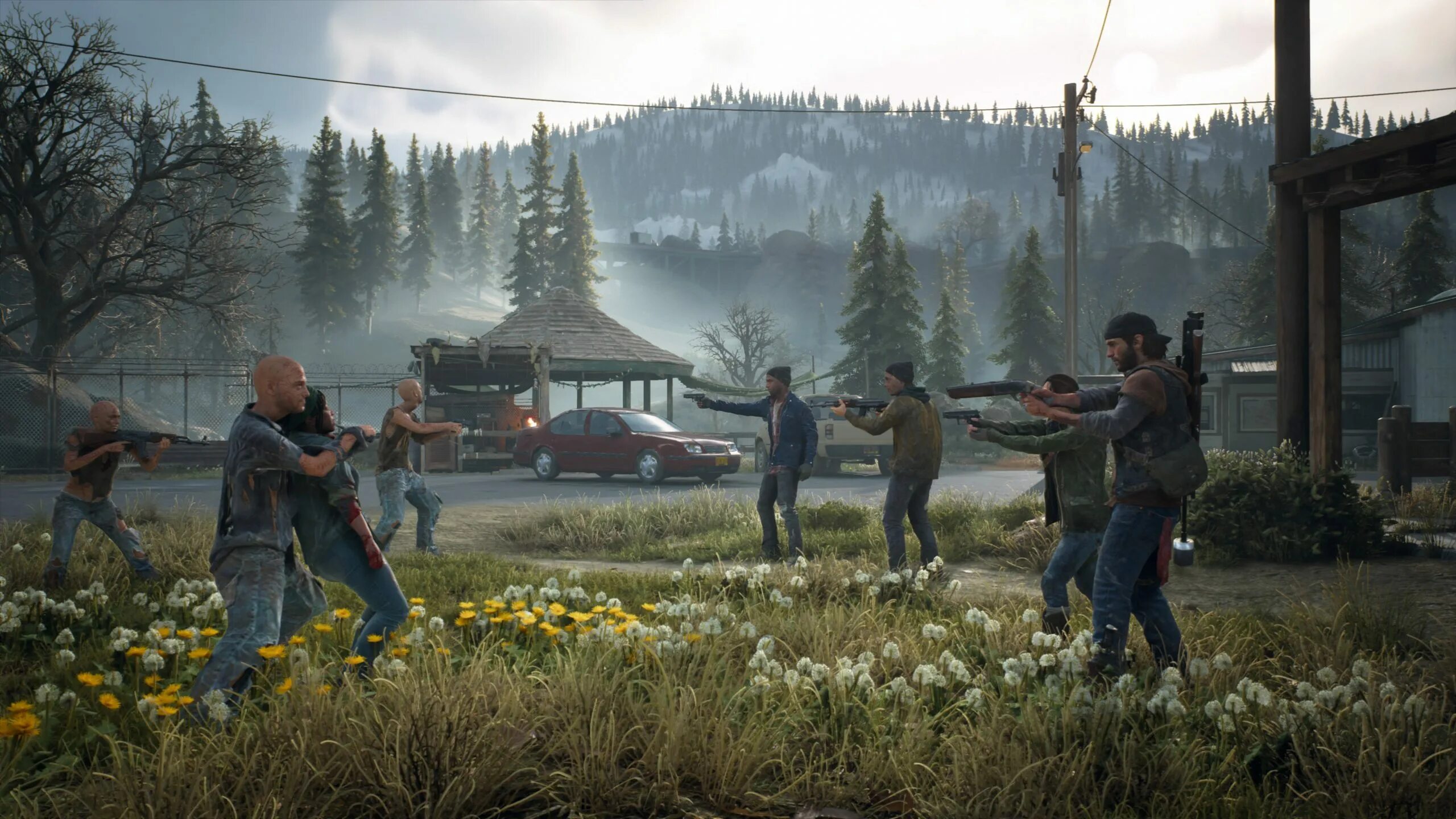 Игру игрушки дай. Days gone. Игра Days gone. Days gone лагерь Такер. Days gone Купер.