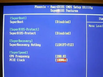 Защита bios